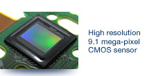 High resolution 9.1 mega-pixel CMOS sensor
