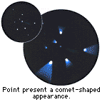 comet-shaped